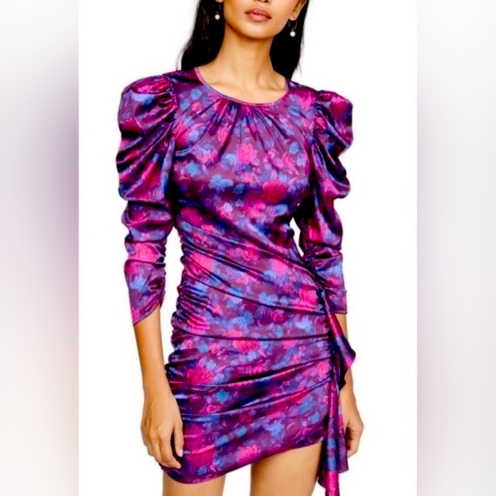 For Love & Lemons Mini Floral Dress